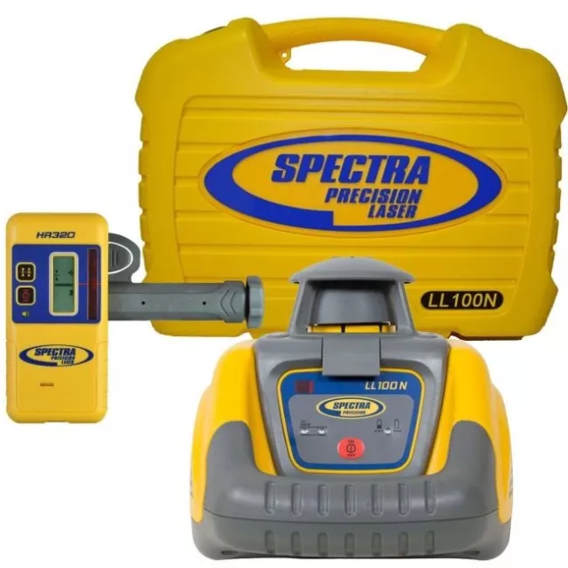 Spectra Laser Level LL100N Kit with HR320 Receiver