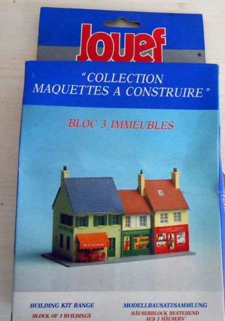 JOUEF maquette à monter bloc 3 immeubles/magasins 198100 NE 40