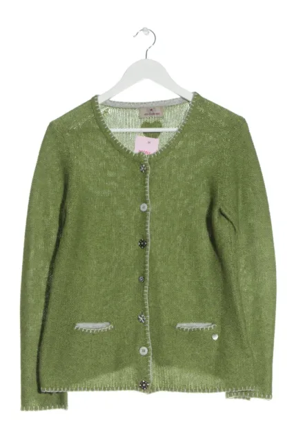 SIX-O-SEVEN pullover folcloristico da donna taglia DE 38 look casual verde