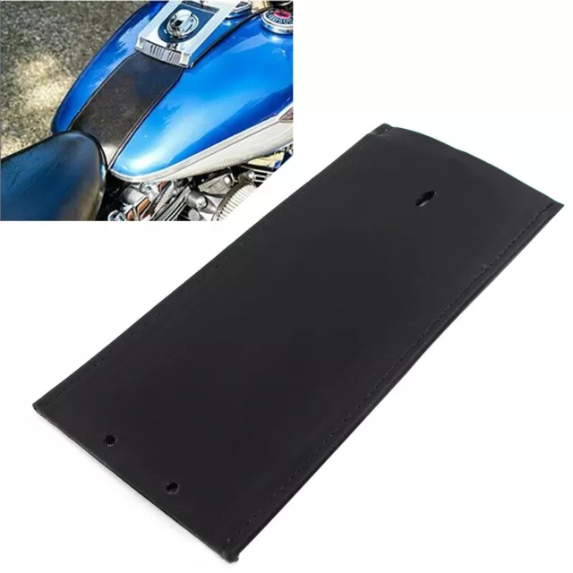 Motorcycle Gas Tank Panel Bib PU Leather For Harley Davidson FXDWG Softail