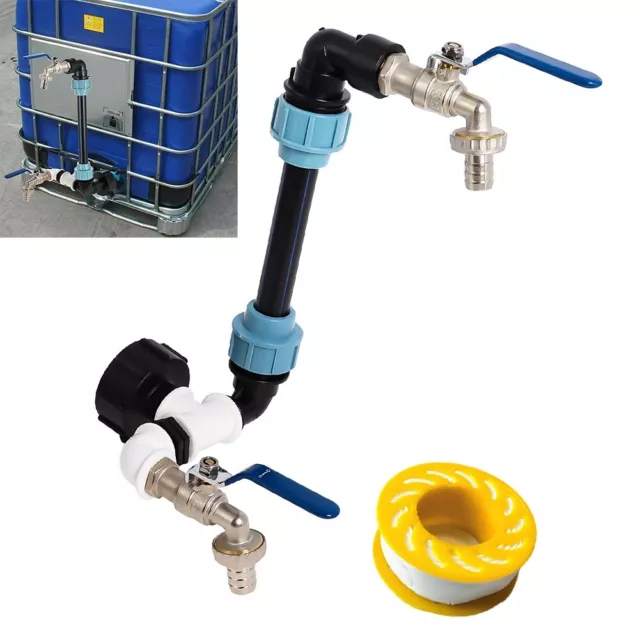 Ensemble de connexion IBC efficace pour un débit d'eau lisse et une résistance