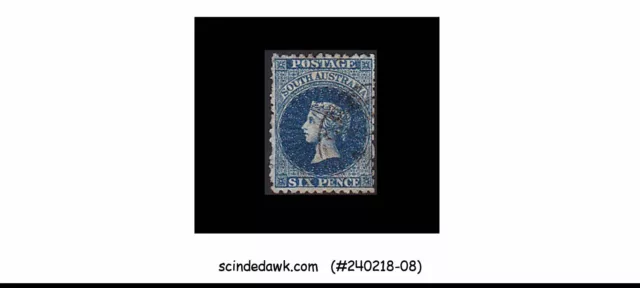 SOUTH AUSTRALIA - 1876-84 6d QV deep blue SCOTT#69 1V - USED