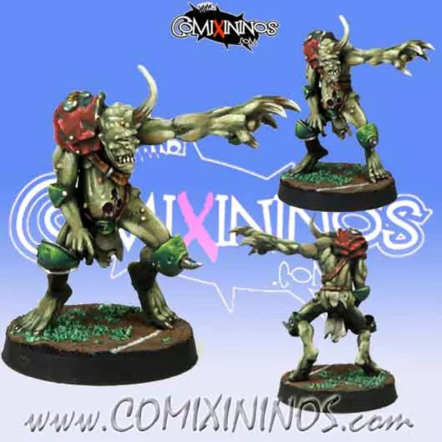 Fantasy Football - Chaos BEASTMEN DEMON PUTRID for Blood Bowl - Meiko Miniatures