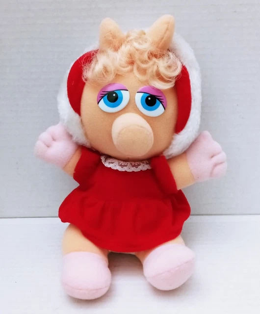 McDonalds Muppet Babies Baby Miss Piggy Plush 1987 Christmas Vintage