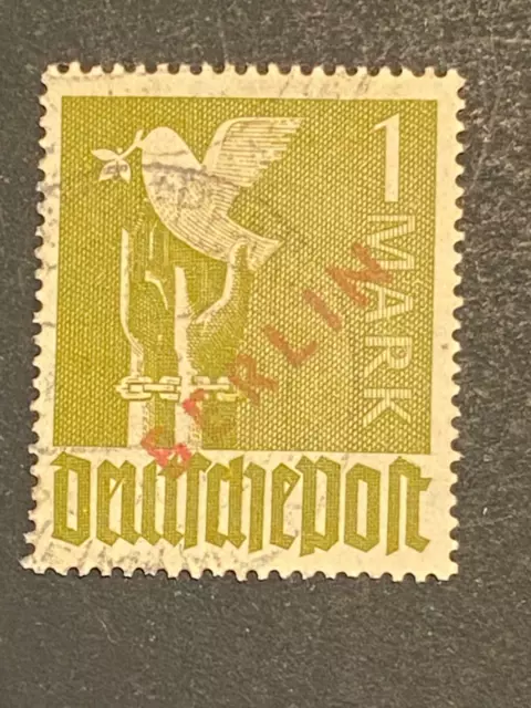 BERL 1949, MiNr. 33 (1 M), stamped