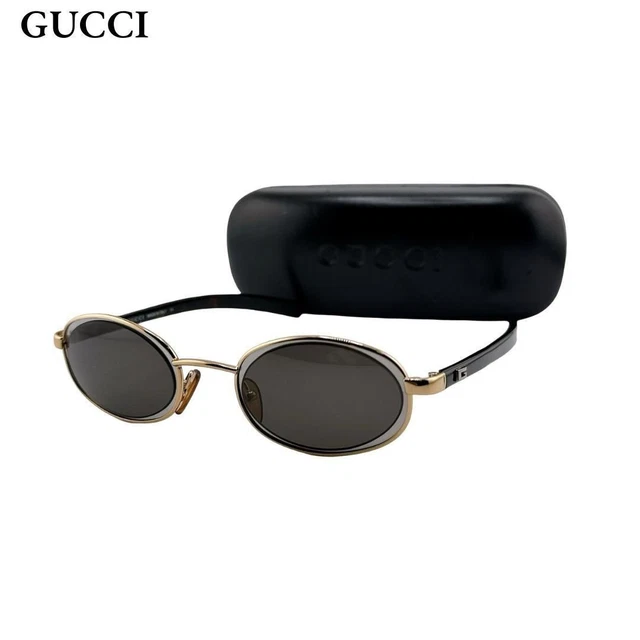 Lunettes De Soleil Vintage TITANFLEX 3763 - Cadre Bleu Titane, Verres Gris, Forme Ovale - Neuf Sans étiquettes