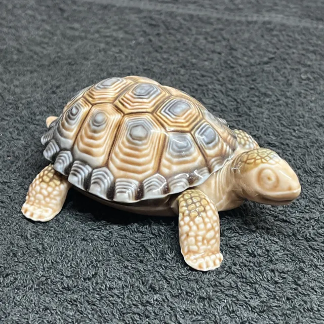 Vintage Wade Porcelain Tortoise- Made in England- Decorative Trinket Box MINT