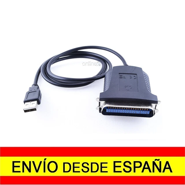 USB To Parallel Printer Adapter Cable - 0.8m, M40C Model, For IEEE-1284 DB36 Printers (Windows Compatible)