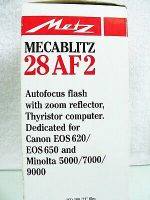 Metz Mecablitz 28 AF2 | Fits Maxxum 5000 7000 9000,Canon EOS 620 650 | New | $76 3