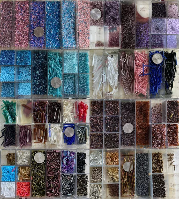 Vintage BEAD Lot ~ 12+ Pounds ~ Bugle ~ Twist ~ Seed ~ Destash