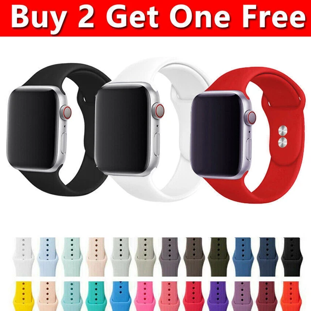 Sport Watch Band Strap Silicone For Apple Watch Ultra 8 7 6 5 4 3 2 1 SE 38-49mm