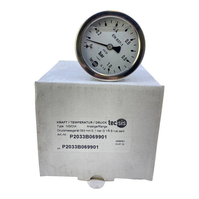Hancaner Digitales Manometer 0-1,6 MPa – Präzises Druckmessgerät Mit M20x1,5 Gewinde & LCD-Display, IP65 – Für Wasser, Öl & Luft