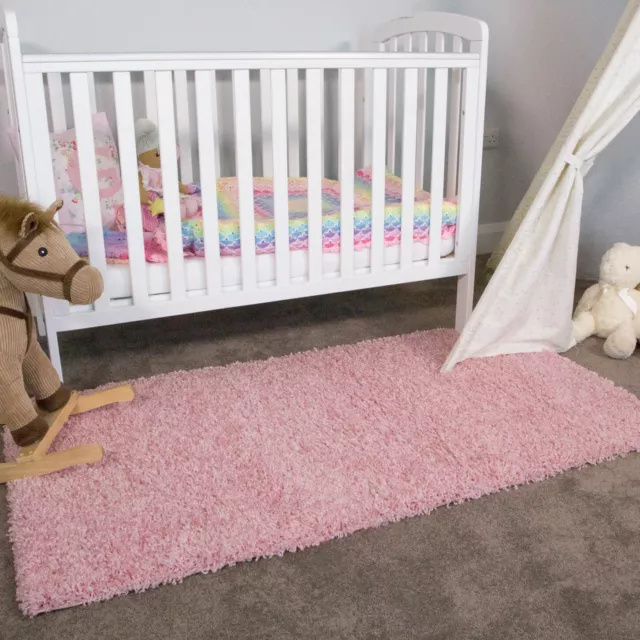 Tappeto camera da letto bambini rosa bambino piccolo accogliente caldo tappetini bambini morbidi senza capannone 3