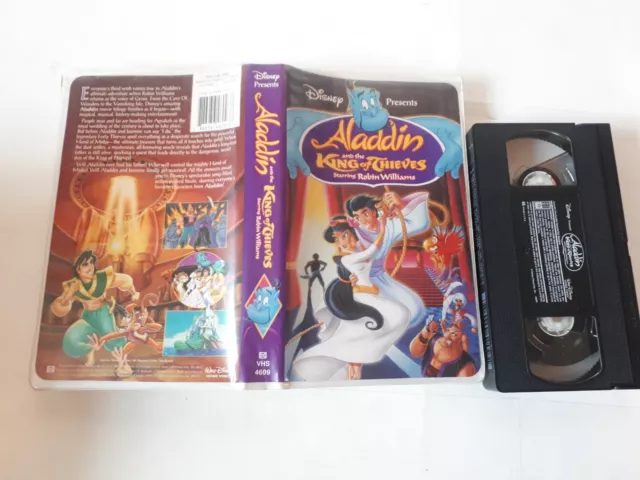Walt Disneys Aladdin King Of Thieves Vhs Video Tape Vtg Rare Buy Hot Sex Picture 