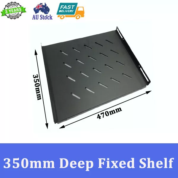 Brand New 350mm Deep Fixed Shelf For 600mm 19 inch 19" Server Cabinet