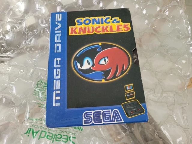 SONIC & AND Knuckles Sega Mega Drive Megadrive PAL Complete in Box Rare ...