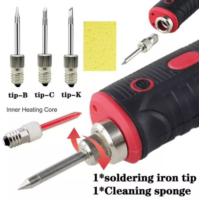 E10 Interface Soldering Iron Tips, Welding Tips,USB Tip E1G9 Type Set