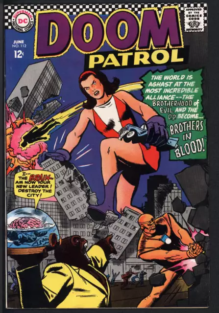 Doom Patrol #112 7.5 // Bruno Premiani Cover Art Dc Comics 1967