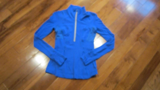 Lululemon pacesetter pullover half zip in sprinkler reflective size 4