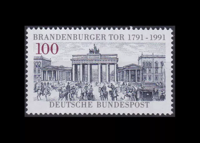 Bund BRD 1991 Michel 1492 200 Jahre Brandenburger Tor 100 Pf sauber postfrisch**