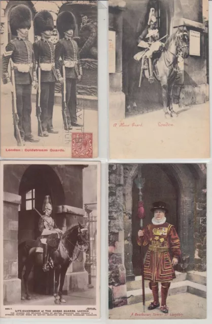 HORSE GUARDS LONDON GREAT BRITAIN UK 44 Vintage postcards Mostly pre-1920(L2794)