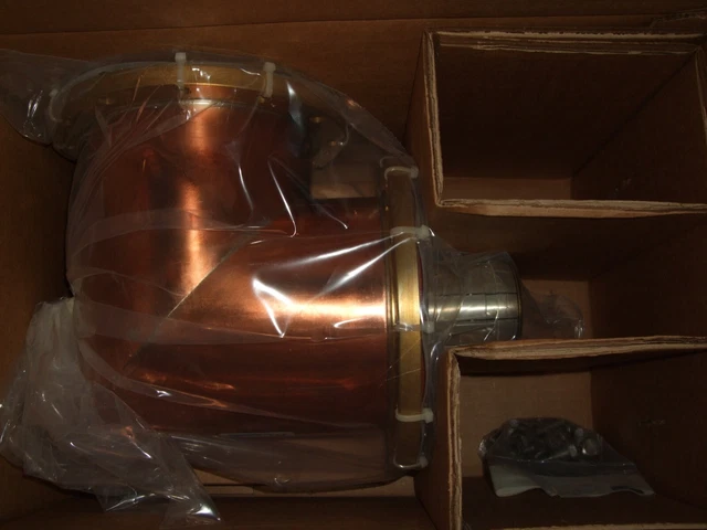 New In Box Myat, Inc. 50 Ohm 6 1/8 Eia Coaxial 90 Degree Elbow Transmission Line