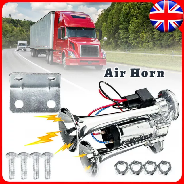 FOR DAF SCANIA Volvo Man Mercedes Double Truck Car Lorry Air Horn 24v 12v  £14.89 - PicClick UK