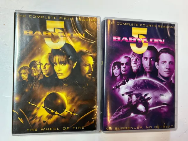 Babylon 5 - The Complete Fourth 4th & 5th Fifth Season (DVD, 2009, 6-Disc Set)