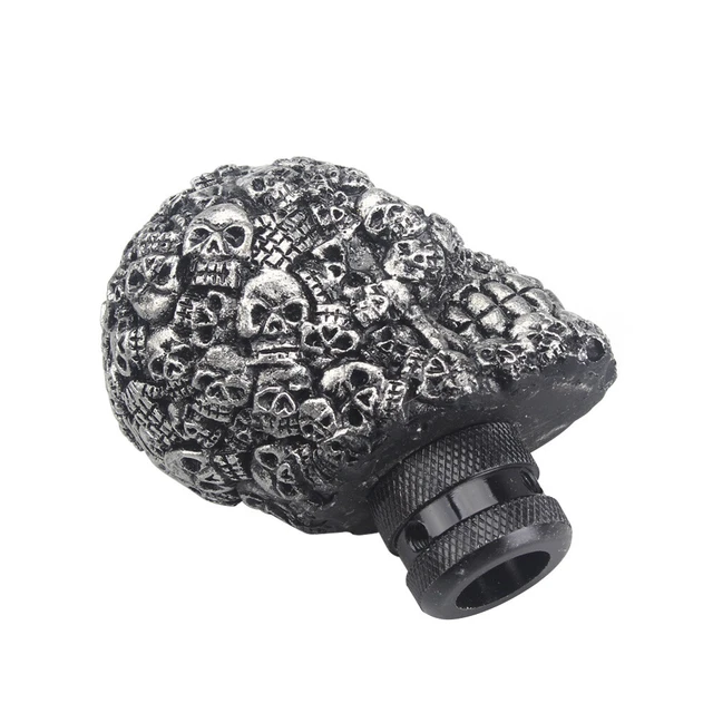 Skull Head Gear Shift Knob Car Manual Transmission Stick Lever Handle Decoration