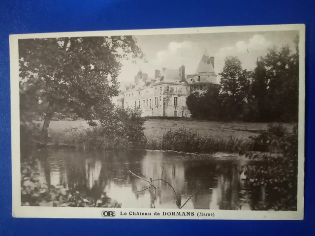 Cpa Le Château De Dormans