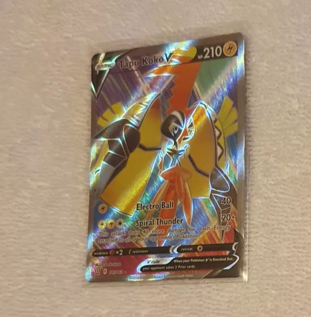 Tapu Koko V 147/163 Battle Styles Full Art Ultra Rare Pokemon Card NM