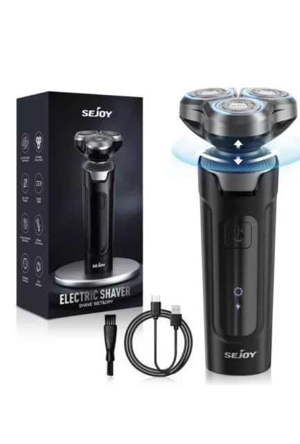 Sejoy Rasoir Électrique Homme 3D Flottante Rechargeable