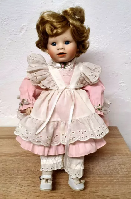 Muñeca artista muñeca de porcelana Doll Bootstiny 40 cm coleccionista...