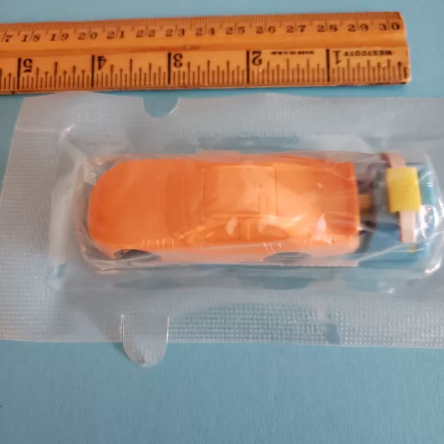General Mills Push and Go Cereal Toy Car Orange Honey Nut Cheerios 2005 Promo