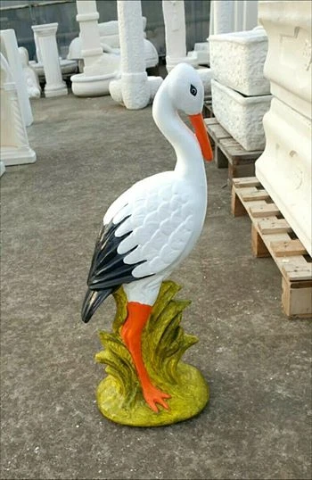 ALEGRE Cicogna Per Esterno – Simbolo Di Nascita, Decorazione Da Giardino In Metallo