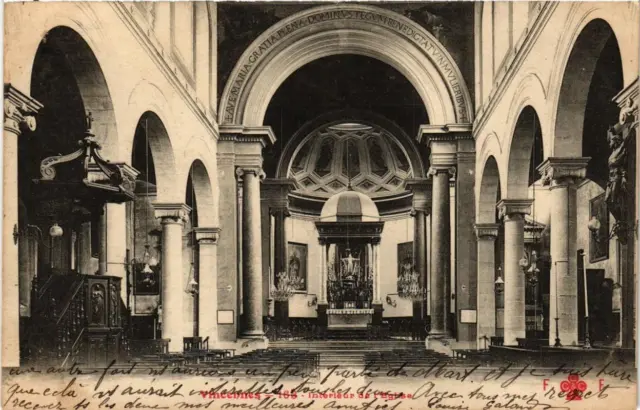 CPA AK VINCENNES Intérieure de l'Église (672188)
