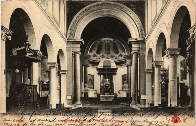 CPA AK VINCENNES Intérieure de l'Église (672188)