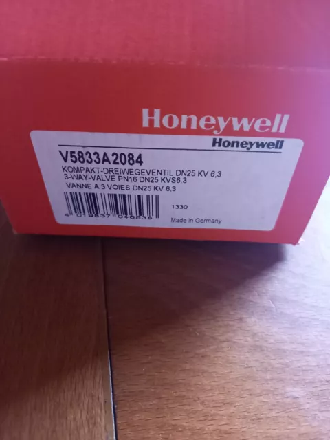 Honeywell V5833A2084 Valvola 3 Vie PN16 DN25 Nuova