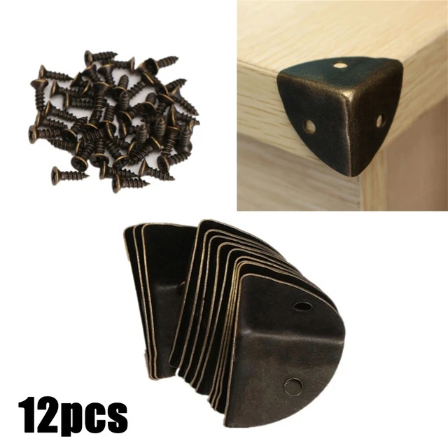 bo-te-bijoux-maison-protection-d-angle-bord-r-tro-vintage-avec-vis