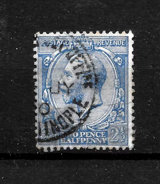 BRITISH LEVANT,  KGV  SG372,  2½d Blue , fine used Constantinople CDS