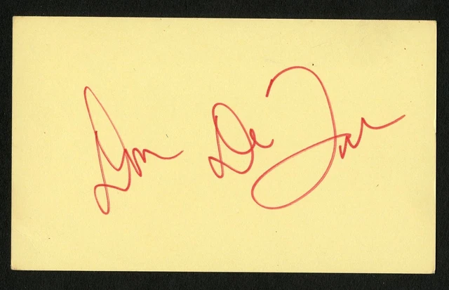 Don Defore d1993 signed auto Vintage 3x5 Hollywood Adventures of Ozzie & Harriet
