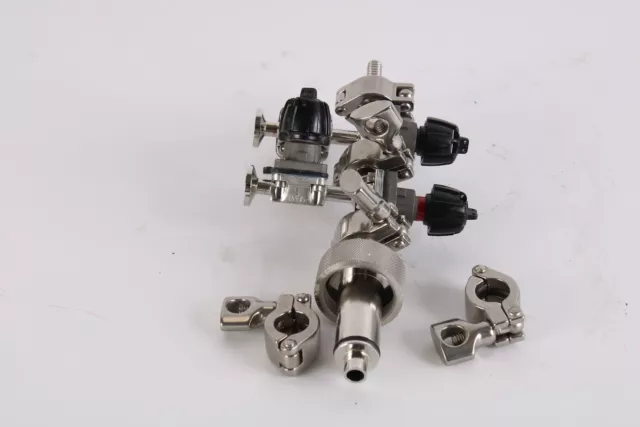 Gemu PN16 316L Acciaio Inox Sanitari Diaframma Valvola W/Morsetto