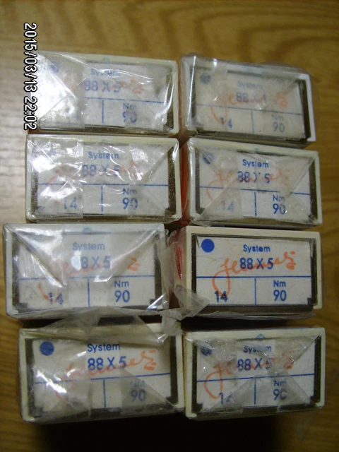 100 pc SCHMETZ sewing machine needles system 88x5 Nm 90 size 14