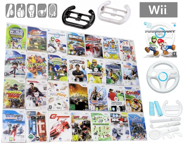 Nintendo Wii Rennspiele Sport Spiele Auswahl Racing / Lenkrad / Mario Kart uvm.