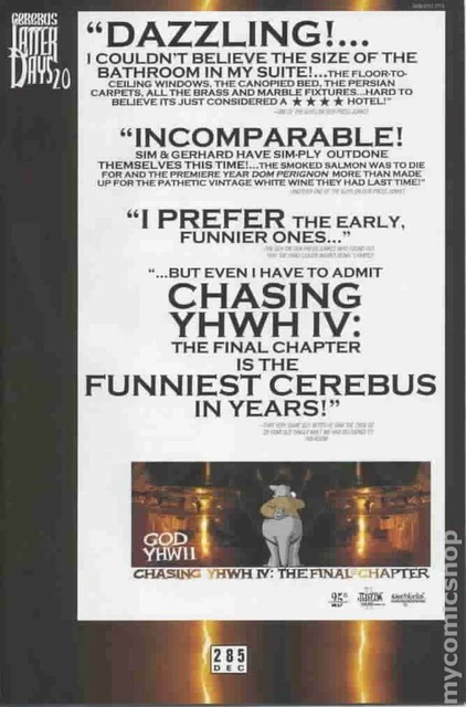 Cerebus #285 VF 2002 Stock Image