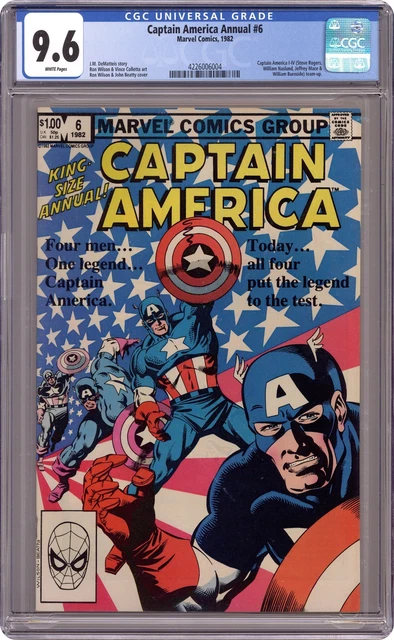 Captain America Annual #6 CGC 9.6 1982 4226006004