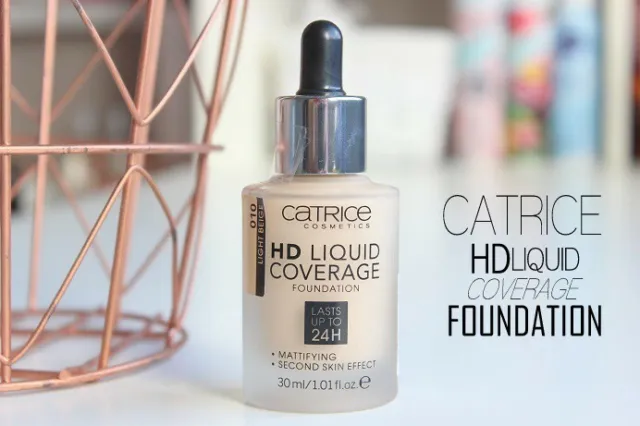 CATRICE HD Liquid Coverage Foundation Long-Lasting, High Coverage,  Waterproof