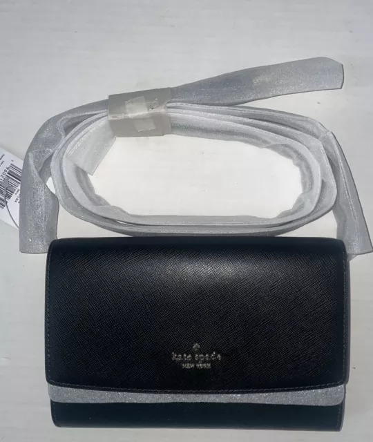 Kate Spade Black Perry Leather Crossbody KG029