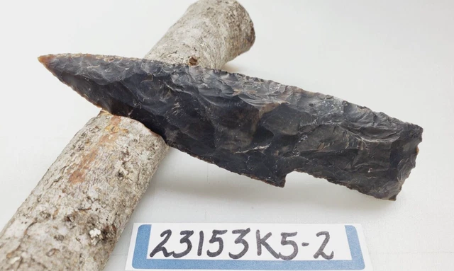 5" Stone Knife Blade - Skinning - Hunting - Craft- Hand Knapped Agate