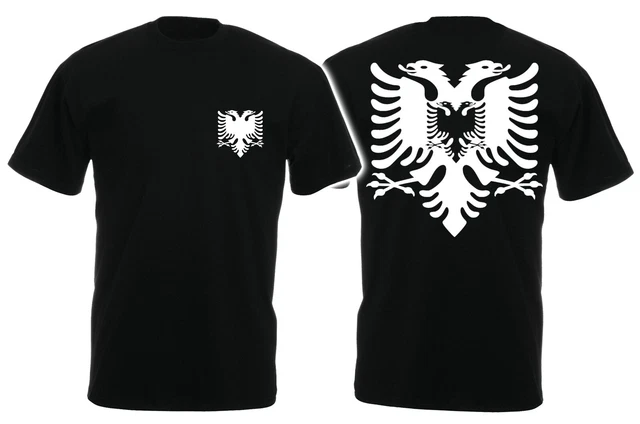 Albanische Flagge Aufkleber – 2x Vinyl-Sticker (10x6,7 Cm), Wetterfest & Langlebig, Ideal Für Auto, Helm & Mehr